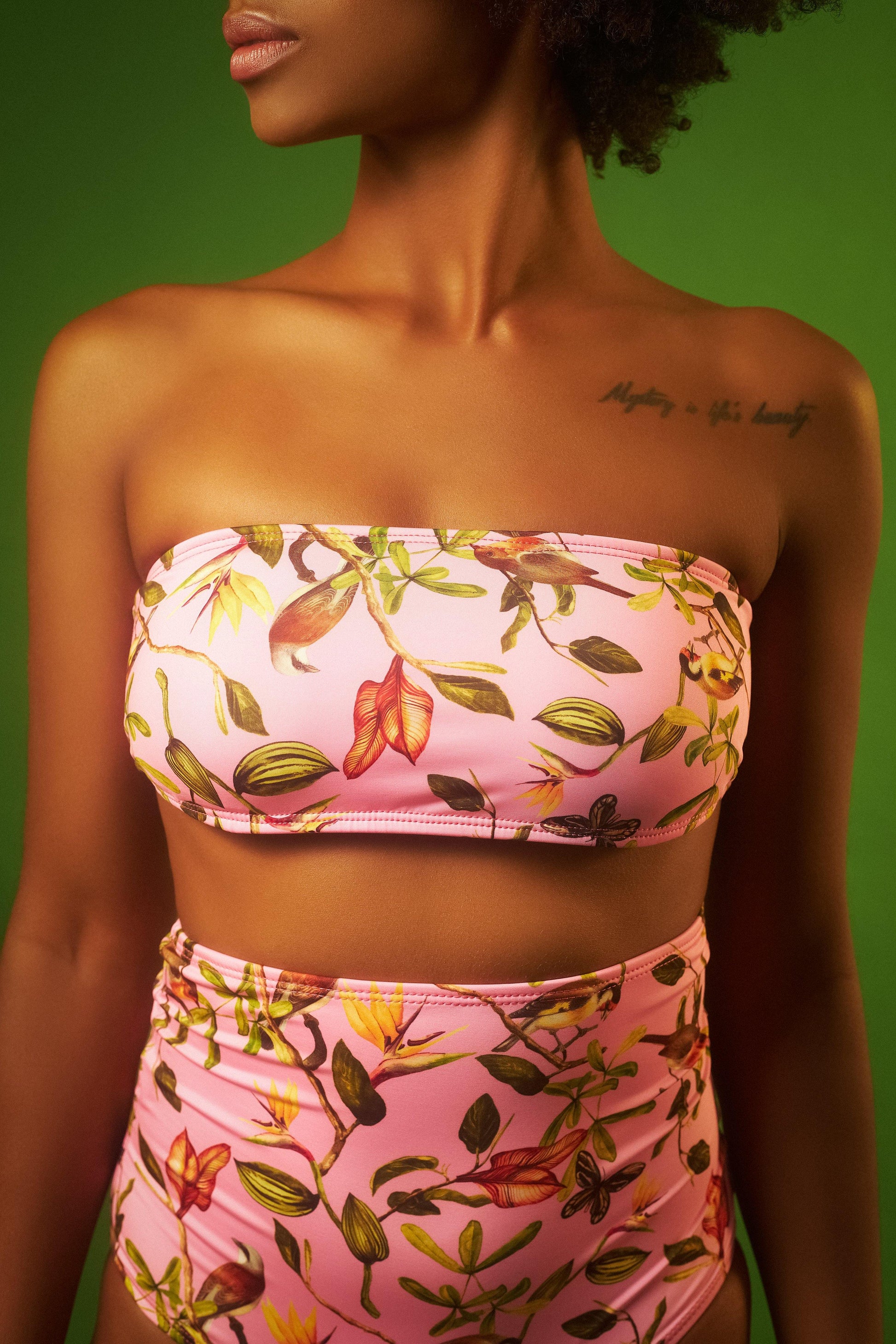 Bikini strapless blossom - Paola Amador 